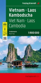 Wegenkaart - landkaart Vietnam - Laos & Cambodia | Freytag & Berndt