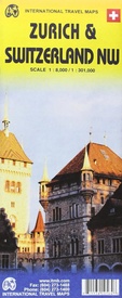 Wegenkaart - landkaart Zurich &  Switserland Northwest | ITMB