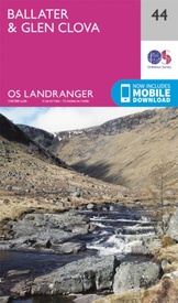 Wandelkaart - Topografische kaart 044 Landranger Ballater & Glen Clova | Ordnance Survey