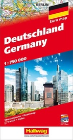 Wegenkaart - landkaart Duitsland - Deutschland | Hallwag
