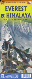 Wandelkaart Mount Everest - Himalaya | ITMB