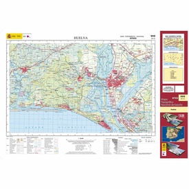 Topografische kaart 999 MT50 Huelva | CNIG - Instituto Geográfico Nacional1