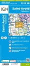 Wandelkaart - Topografische kaart 3513SB Saint-Avold / Faulquemont | IGN - Institut Géographique National