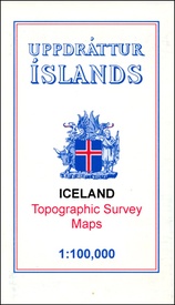Wandelkaart - Topografische kaart 28 Atlaskort Krisuvik | Ferdakort