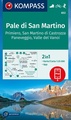 Wandelkaart 653 Pale di San Martino | Kompass