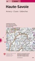 Fietskaart - Topografische kaart - Wegenkaart - landkaart 45 Haute-Savoie | Swisstopo