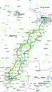 Fietsgids 9783711100405 Bikeline Brückenradweg | Esterbauer