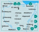 Wandelkaart 112 Appenzellerland - St.Gallen - Säntis | Kompass