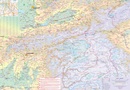 Wegenkaart - landkaart Kyrgyzstan and Tajikistan | ITMB