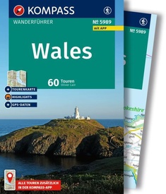 Wandelgids WF5989 Kompass Wanderführer Wales | Kompass
