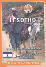 Wegenkaart - landkaart Lesotho | Infomap