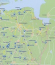 Kaart Trekkershutten Benelux 2021 | De Groene Koepel
