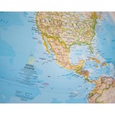 Wereldbol - Globe 17 Neon Classic ø 30 cm | Nederlandstalig | Met Verlichting | National Geographic