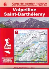 Wandelkaart 06 Valpelline, Saint-Barthelemy | L'Escursionista editore
