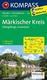 Wandelkaart 749 Märkischer Kreis | Kompass