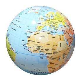 Opblaasbare wereldbol - globe Opblaasbare bal De Wereld Politiek Maxi | Caly Toys