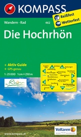 Wandelkaart 462 Die Hochrhön | Kompass