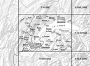 Fietskaart - Topografische kaart - Wegenkaart - landkaart 40 Le Léman | Swisstopo
