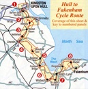 Fietskaart Hull to Fakenham Cycle Route: North Sea Cycle route NSCR | Sustrans