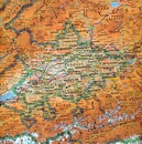 Wegenkaart - landkaart Uzbekistan - Oezbekistan | Gizi Map