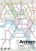 Arnhem Metro Transit Map - Metrokaart