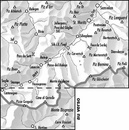Toerskikaart 268S+278S Julierpass  / Disgr | Swisstopo