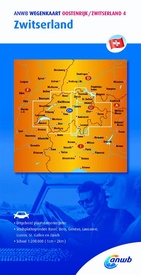 Wegenkaart - landkaart 4 Zwitserland | ANWB Media