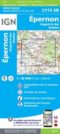 Wandelkaart - Topografische kaart 2115SB Epernon | IGN - Institut Géographique National
