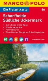 Wegenkaart - landkaart 66 Marco Polo Freizeitkarte Schorfheide- Südliches Uckermark | Marco Polo