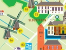 Wandkaart Welkom in Midden-Groningen | Schelvis ontwerp