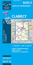 Wandelkaart - Topografische kaart 2622E SB - Serie Bleue Clamecy | IGN - Institut Géographique National