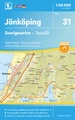 Wandelkaart - Topografische kaart 31 Sverigeserien Jönköping | Norstedts