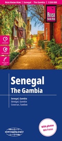 Wegenkaart - landkaart Senegal & Gambia | Reise Know-How Verlag