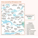 Wandelkaart - Topografische kaart 430 OS Explorer Map Loch Monar, Glen Cannich, Glen Strathfarrar | Ordnance Survey