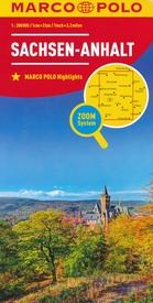 Wegenkaart - landkaart 08 Sachsen Anhalt | Marco Polo