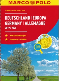 Opruiming - Wegenatlas Duitsland Deutschland 2019-2020 | Marco Polo