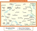 Wandelkaart - Topografische kaart 243 Explorer  Market Drayton  | Ordnance Survey