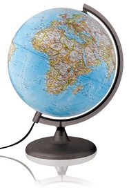 Wereldbol - Globe Classic | ø 30 cm | Engelstalig | Met verlichting | National Geographic