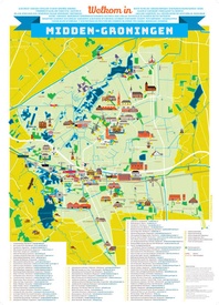 Wandkaart Welkom in Midden-Groningen | Schelvis ontwerp
