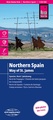 Wegenkaart - landkaart Spanje Noord / St-Jacobsroute | Reise Know How