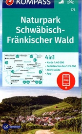 Wandelkaart 773 Naturpark Schwäbisch - Fränkischer Wald | Kompass