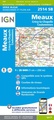 Wandelkaart - Topografische kaart 2514SB Meaux | IGN - Institut Géographique National