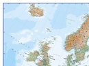 Prikbord Europa Natuurkundig, 135 x 98 cm | Maps International Wandkaart Europa Natuurkundig, 135 x 98 cm | Maps International