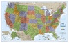 Wandkaart USA Explorer, 81 x 51 cm | National Geographic