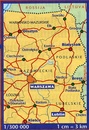 Wegenkaart - landkaart 555 Polen Noord Oost | Michelin