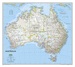 Wandkaart Australië, politiek, 77 x 60 cm | National Geographic