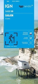 Wandelkaart 1432 SB - Serie Bleue Saujon - Cozes | IGN - Institut Géographique National