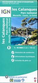 Wandelkaart Les Calanques - de Marseilles a Cassis | IGN - Institut Géographique National
