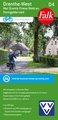Fietskaart 04 Drenthe-West met Drents-Friese Wold ( met knooppuntennetwerk | Falk