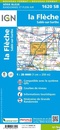Topografische kaart - Wandelkaart 1620SB La Flèche | IGN - Institut Géographique National